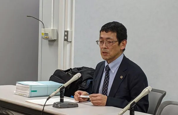 秋田真志弁護士（筆者撮影）