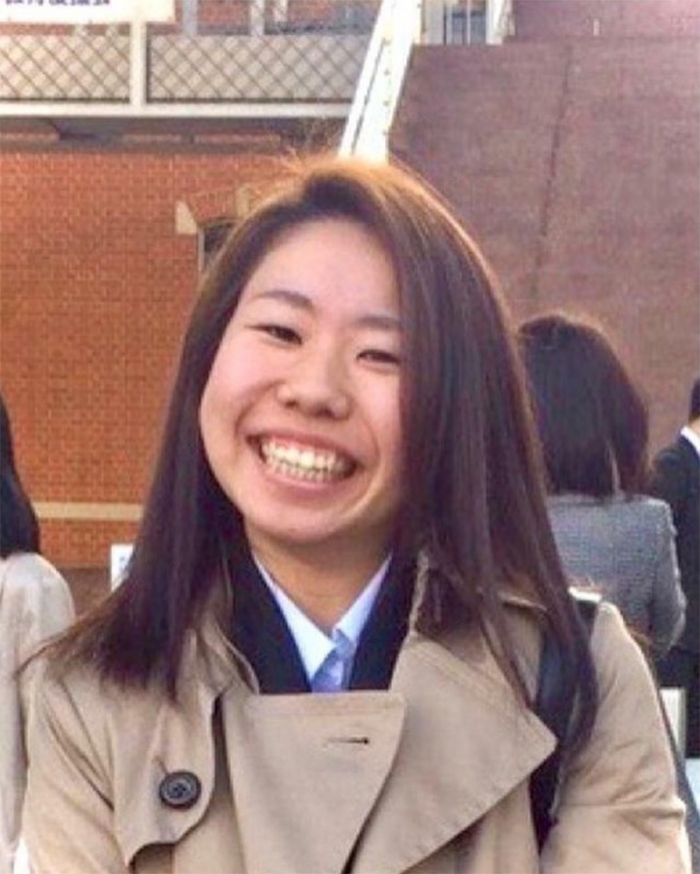 この事故で亡くなった重田玲菜さん（当時22）。大学院進学に向けて準備してるところだった（遺族提供）