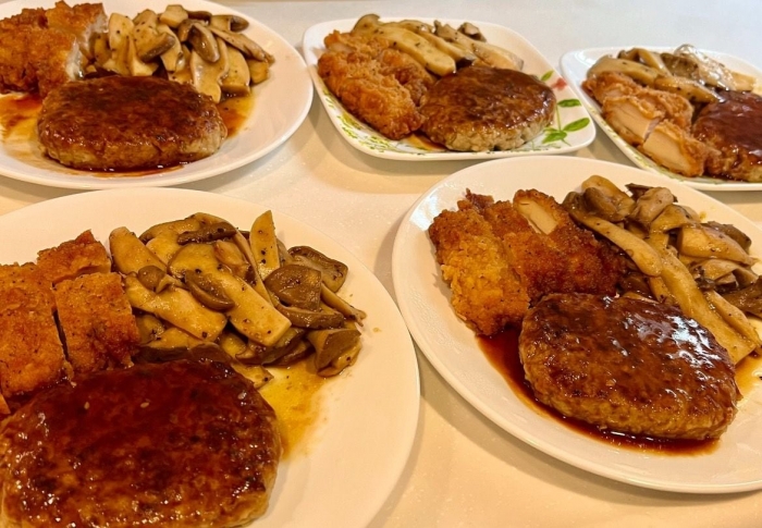 料理好きだった杉平さんが、事故当日、家族のために作り置きしていた夕食用のハンバーグ。智里さんと子どもたちは、事故の映像が映し出されるテレビのニュースを見ながら、最後になるかもしれない父の料理を泣きながら飲み込んだ（遺族提供）