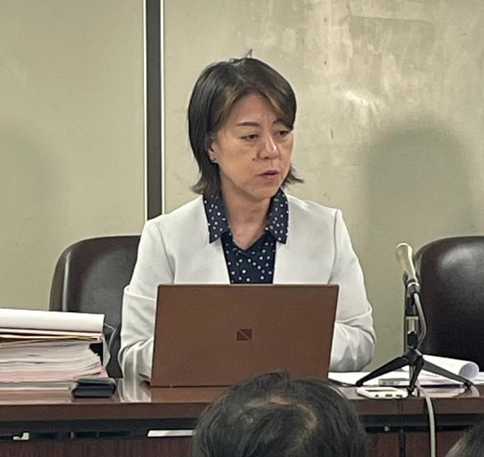 上谷さくら弁護士（筆者撮影）