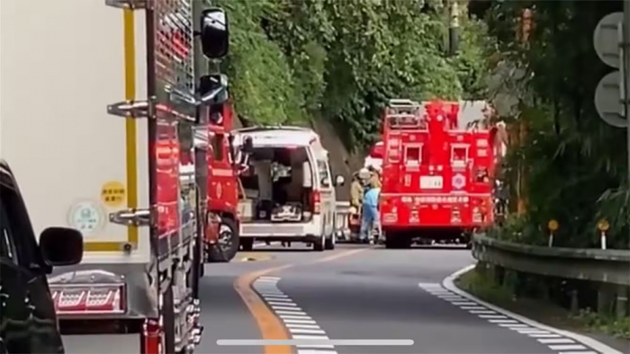 事故直後の現場