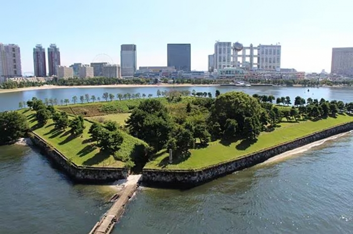 第三台場。現在は「台場公園」として開放されている(写真:共同通信社)